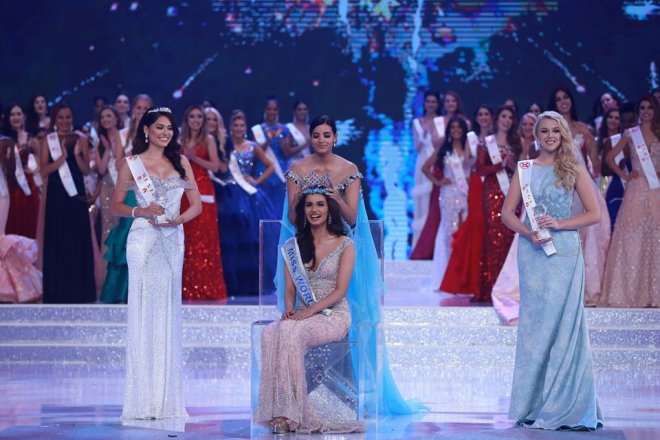 Miss India Manushi Chhillar is crowned Miss World 2017