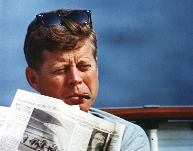 President John F. Kennedy in an undated photograph