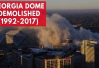 Iconic Georgia Dome demolished in Atlanta