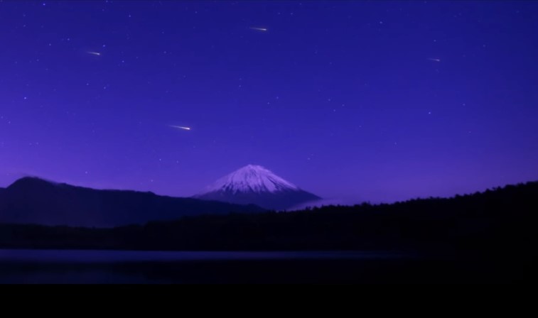 ale meteor shower japan