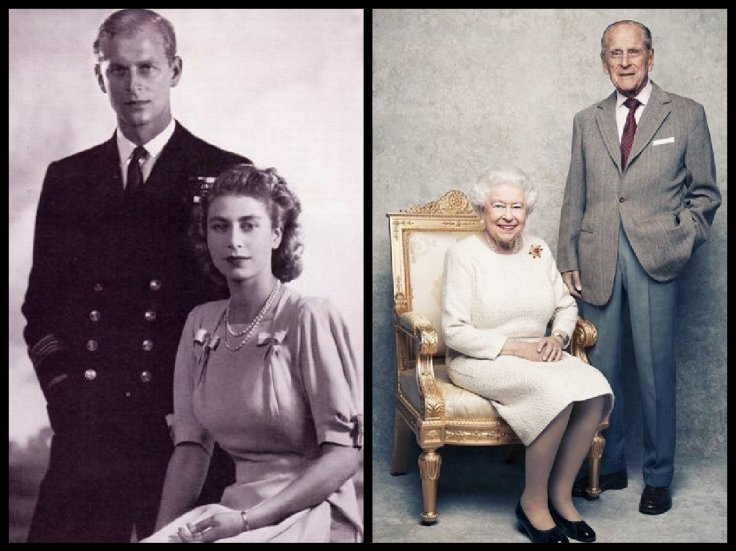 Queen Elizabeth II and Prince Philip platinum wedding ...