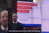 Impeach Trump billboards go up in Times Square