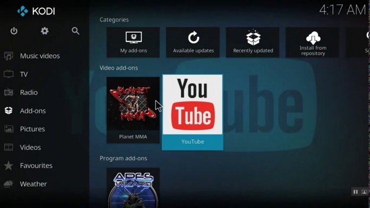 planet mma kodi addon