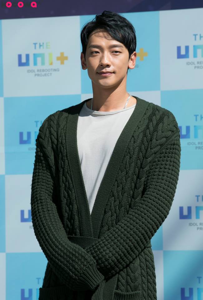 Rain at a press release for The Unit: Idol Rebooting Project