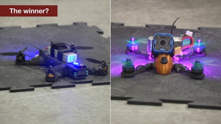 Drone race: Nasas AI-backed drone takes on human-controlled one