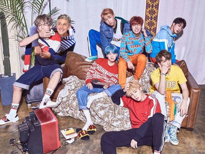 Ellen and BTS Ellen and BTS