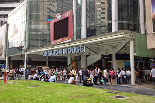 Chevron House in Raffles Place