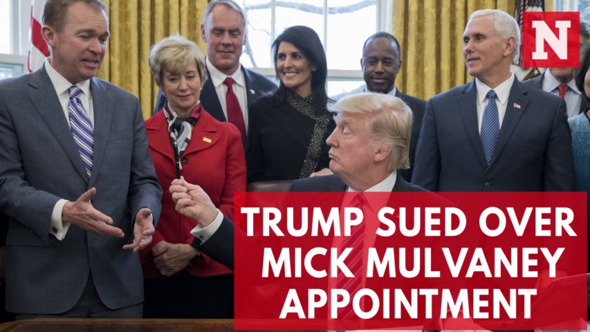 Trump sued over Mick Mulvaney appointment as acting director of the CFPB