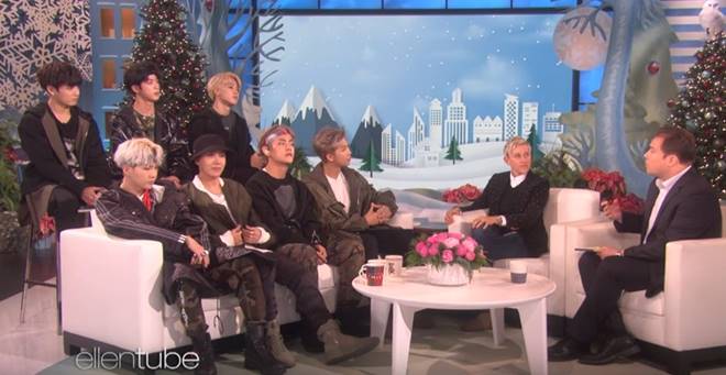 BTS on the 'Ellen' BTS on the 'Ellen'