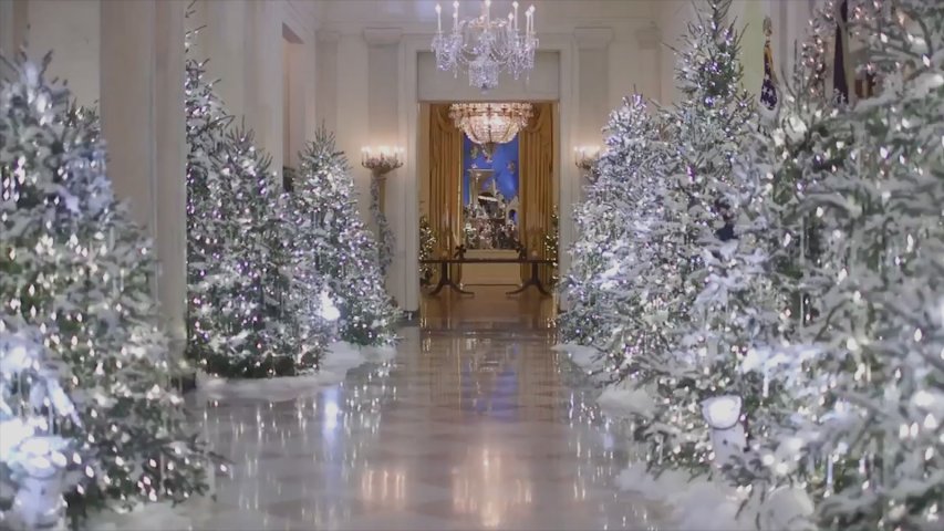 Melania Trump criticised over cold and creepy White House Christmas decorations