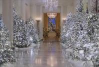 Melania Trump criticised over cold and creepy White House Christmas decorations