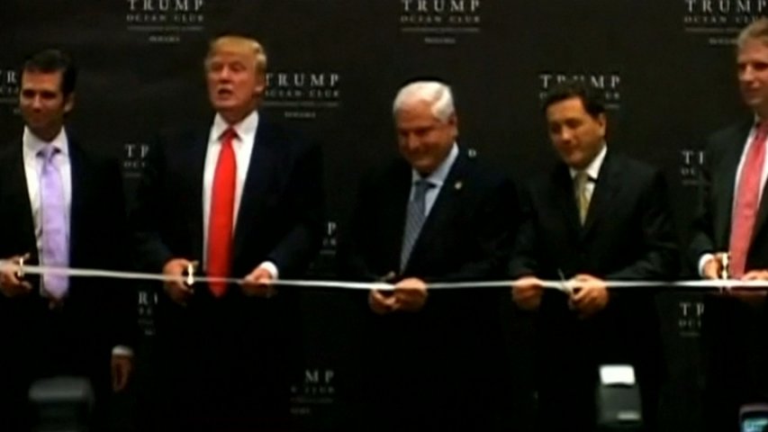 Trump Panama hotel owners trying to strip presidents name