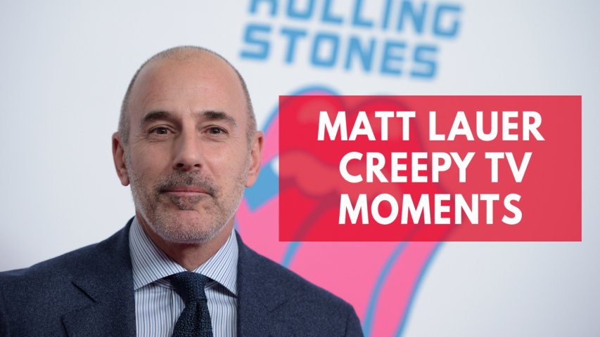 Matt Lauers creepy TV moments