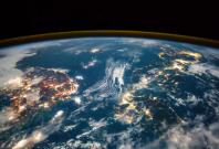 Incredible view of Earth from ISS shows lightning and city lights