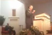 Roy Moore interrupted by protesters during campaign speech