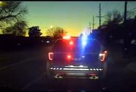 Dashcam footage shows suspected drunk driver crashing into stopped police car in Ohio