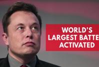 Elon Musk wins bet as Tesla mega-battery is built in just 60 days
