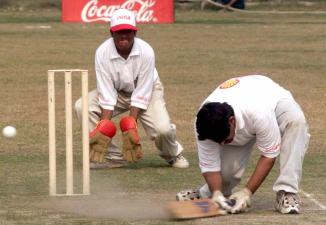 Blind cricketers
