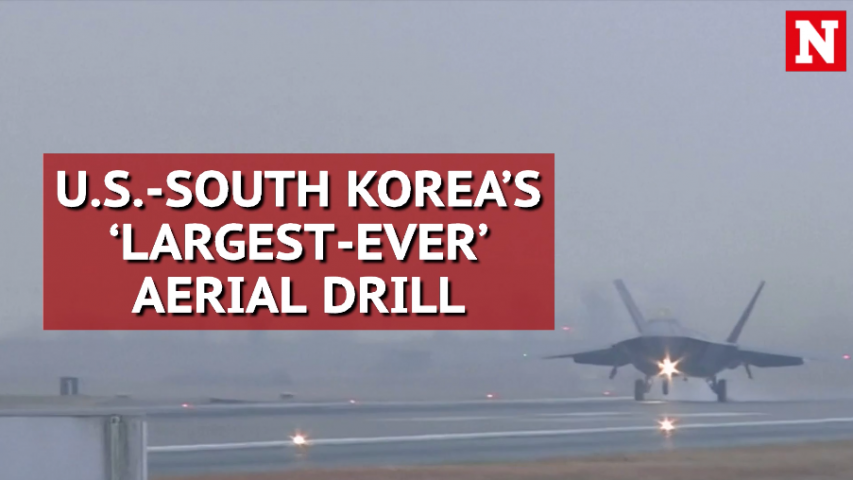 US flies two dozen stealth jets over Korean Peninsula for massive drill