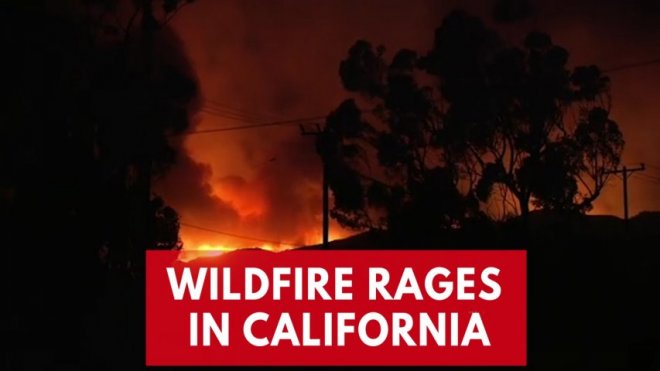 Growing wildfire threatens 600 homes north of Los Angeles