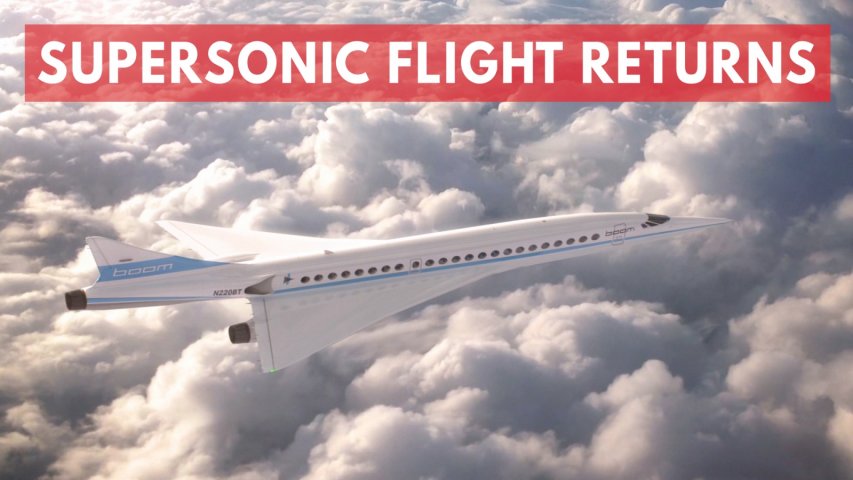 Supersonic air travel could be making a comeback
