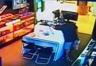 man caught stealing laptop