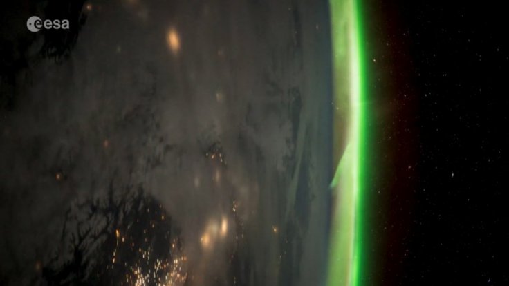 Astronaut captures aurora timelapse from space