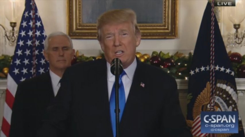 President Trump says US recognises Jerusalem as Israels capital