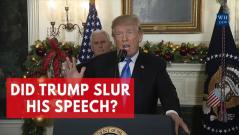 President Trump slurs in Jerusalem speech: God blesh the United Shtatesh