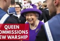 Queen commissions Britains most expensive aircraft carrier