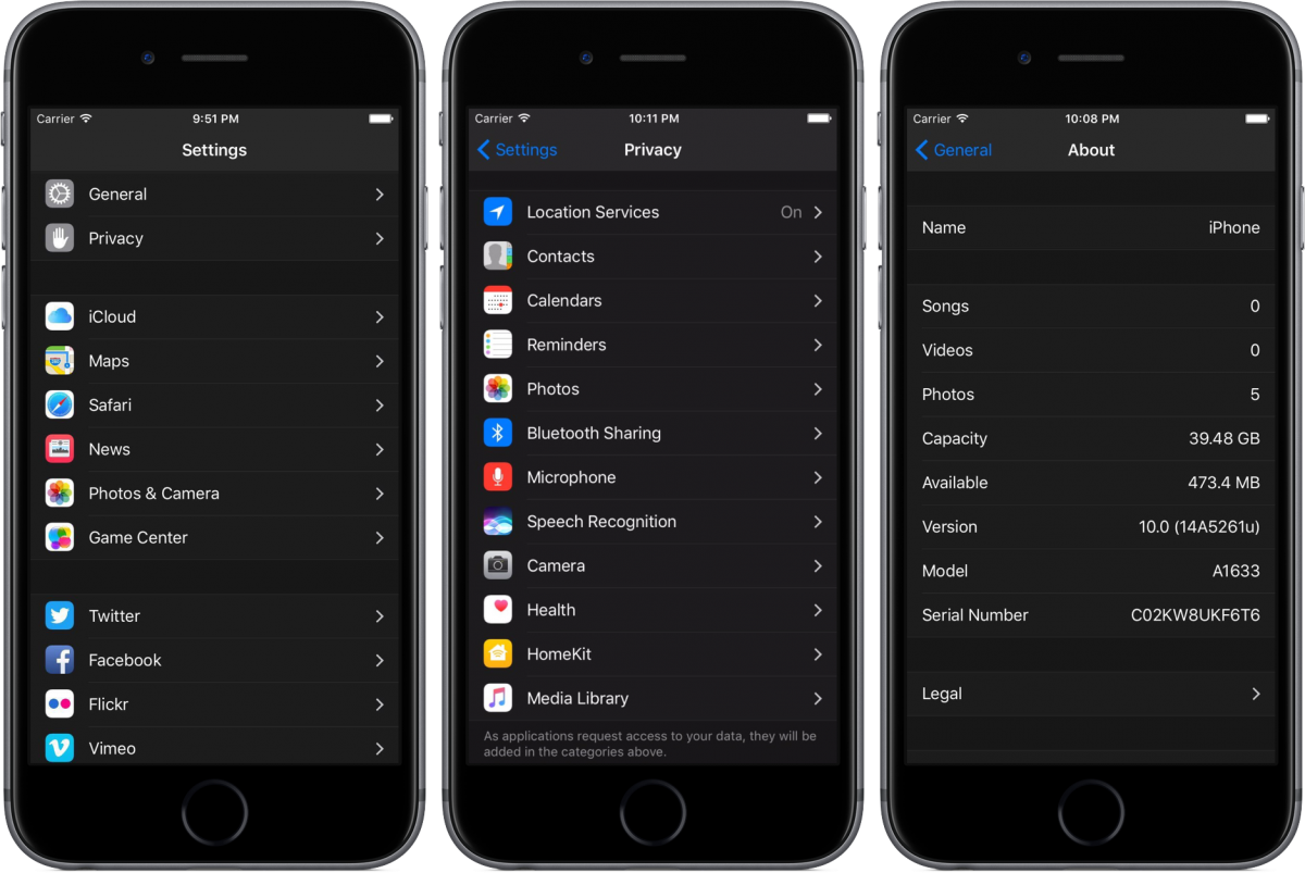 Setting application. Айфон IOS 14 Dark Mode. Темная тема на айфон. Темная тема IOS. Меню айфона.