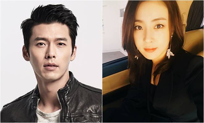 Hyun Bin (left) and Kang Sora