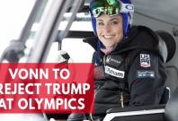 Lindsey Vonn to reject President Trump at winter olympics games