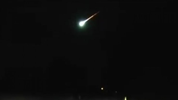 Dashcam Captures Fireball Over New Jersey