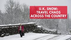 UK weather warning after recent snowfall blanketed the country