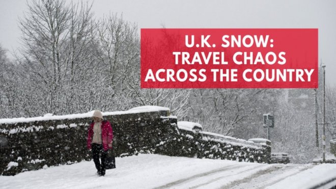 UK weather warning after recent snowfall blanketed the country