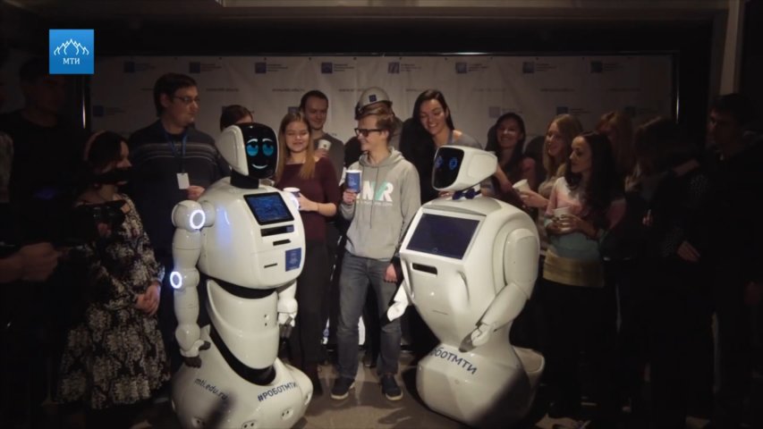 Russian robots lock horns in an epic rap battle