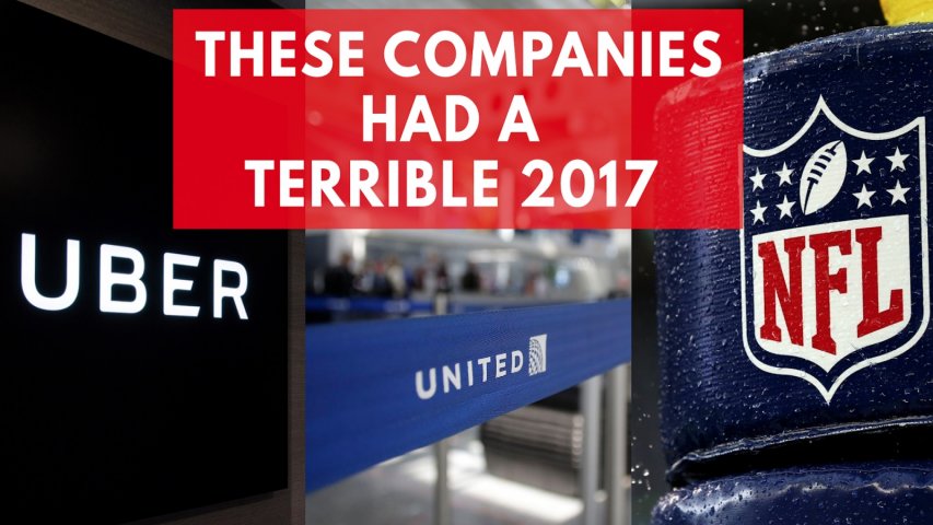 These companies had a terrible 2017