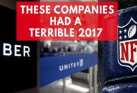 These companies had a terrible 2017