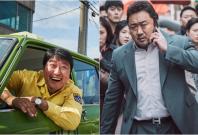 Song Kang Ho in 'A Taxi Driver' and Ma Dong Seok in 'The Outlaws' (Korean Film Council)