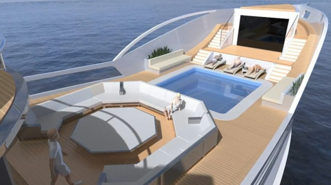 Luxury yacht Caronte