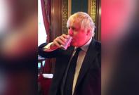 Japanese foreign minister treats Boris Johnson to some Fukushima peach juice