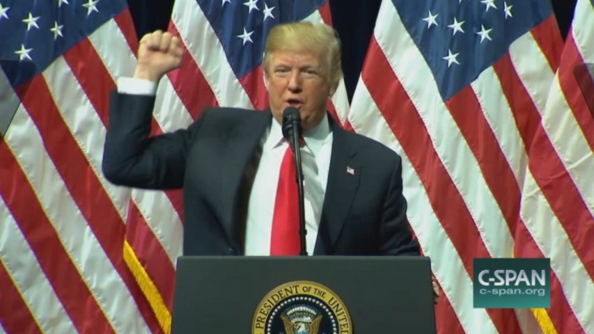 President Trump slams Visa Lottery Program at FBI National Academy graduation ceremony