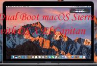 How to install and dual-boot macOS Sierra with OS X El Capitan