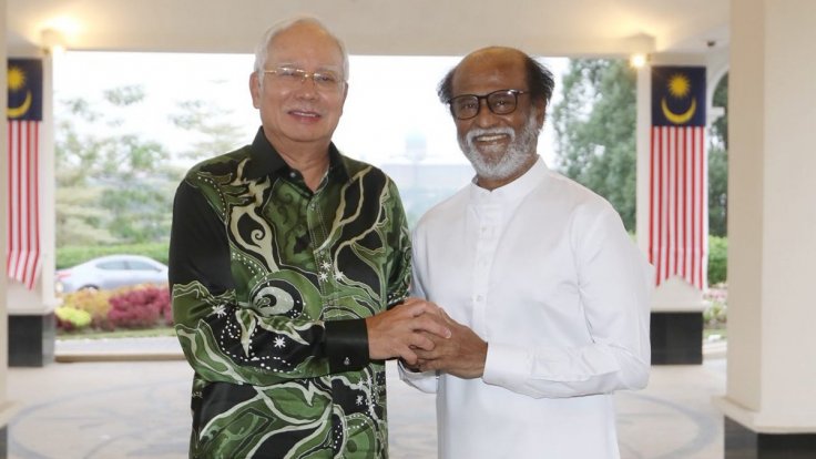 Rajinikanth with Malaysian PM