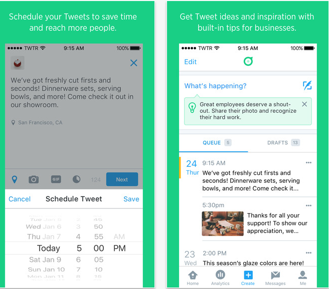 Twitter Dashboard app