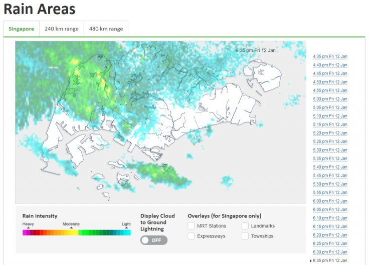 Meteorological Service Singapore: 'monsoon surge'