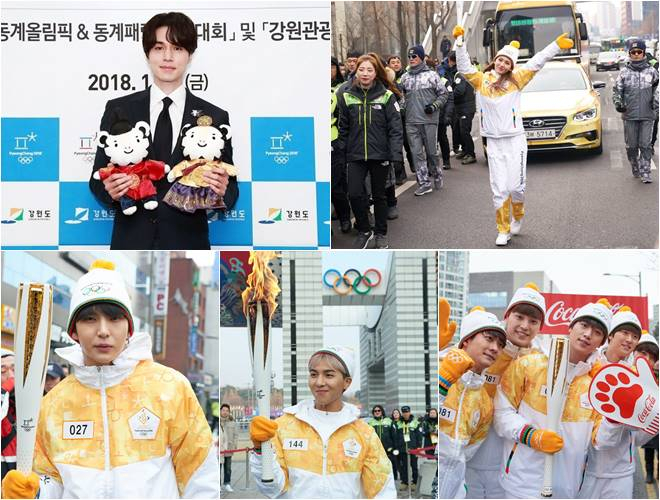 (Clockwise from top left) Lee Dong Wook, Jeon So Mi, 5Surprise, Winner’s Mino and VIXX’s Leo