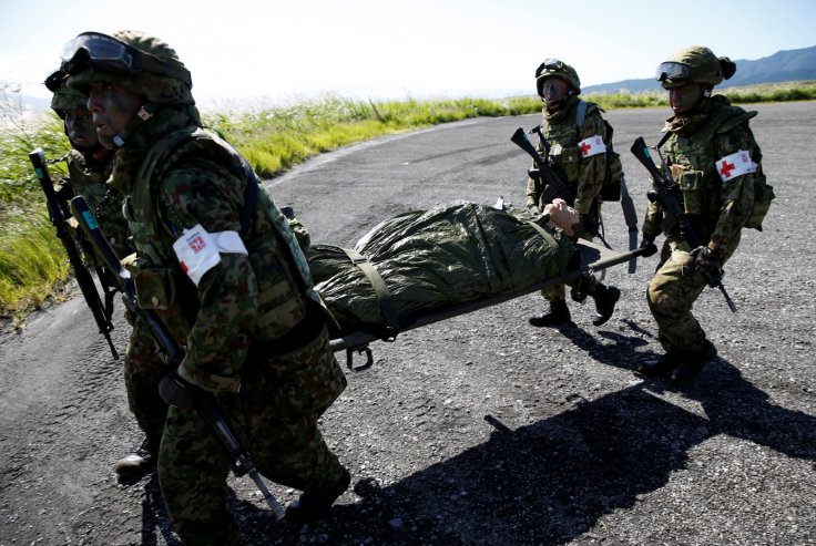 Japan's military drill 