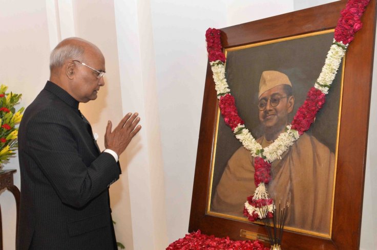 President Ram Nath Kovind pays tributes to Netaji Subhas Chandra Bose on his birth anniversary